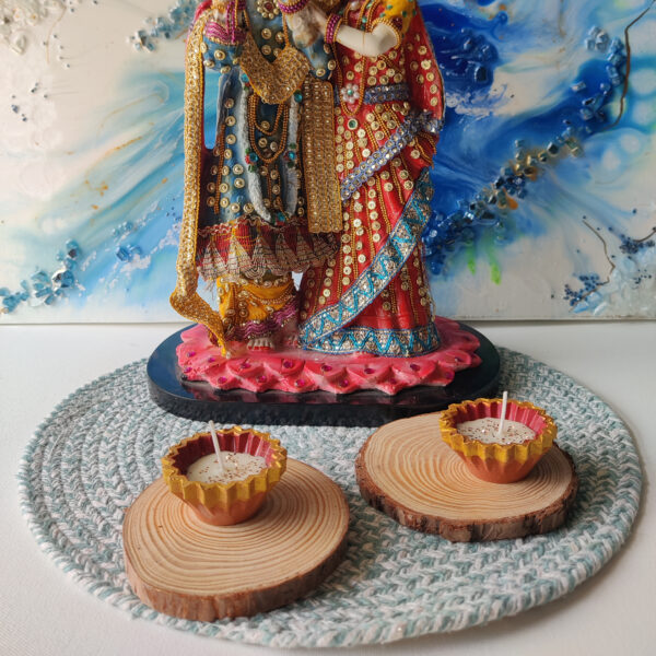 Terracotta Clay Diya for Puja