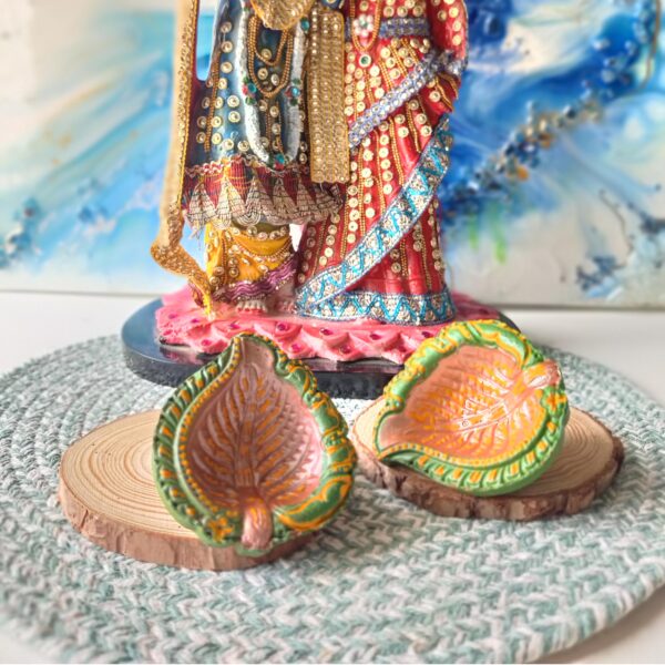 Terracotta Clay Diya for Puja