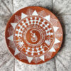 Terracotta Plates Wholesale Painting Design Hand Printed Decorative Wall Plates