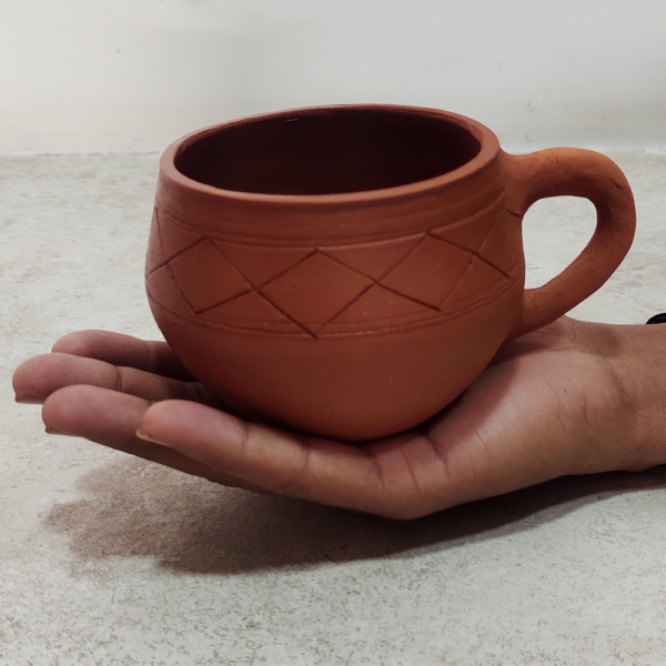 terracotta tea cups