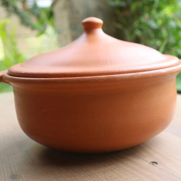 unglazed terracotta cooking pots