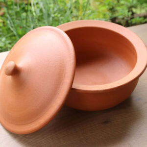 unglazed terracotta cooking pots