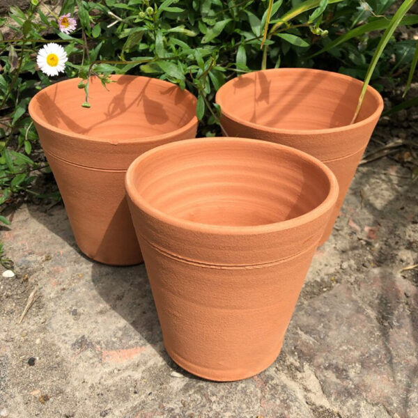 miniature terracotta pots