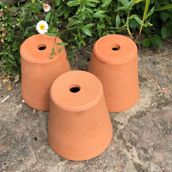 large plastic terracotta pots