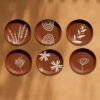 terracotta decorative plates