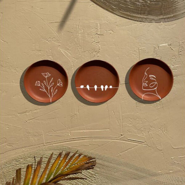 hang decorative plates on wall