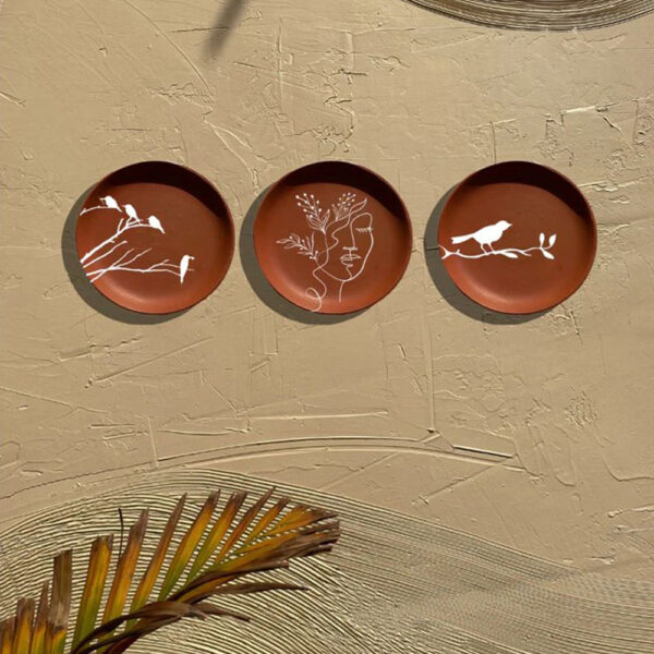 hang decorative plates on wall